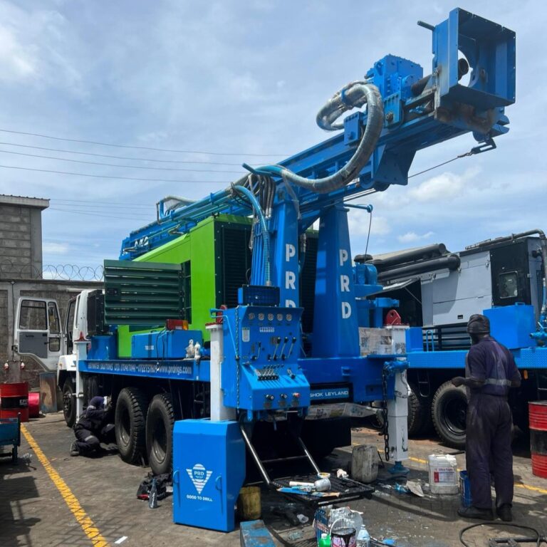 easy water solutions drilling truck